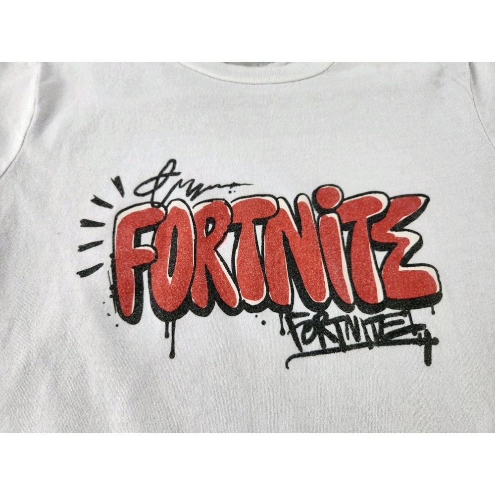 Fortnite Shirt Boys Youth Medium 6/8‎ Video Game Short Sleeve Graphic T-Shirt FN - Picture 2 of 8